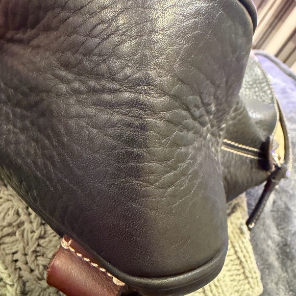 EUC Vintage Y2K Dooney & Bourke Black Pebbled Leather Backpack - Picture 9 of 13